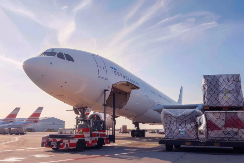 How are hazardous goods transported by air freight.